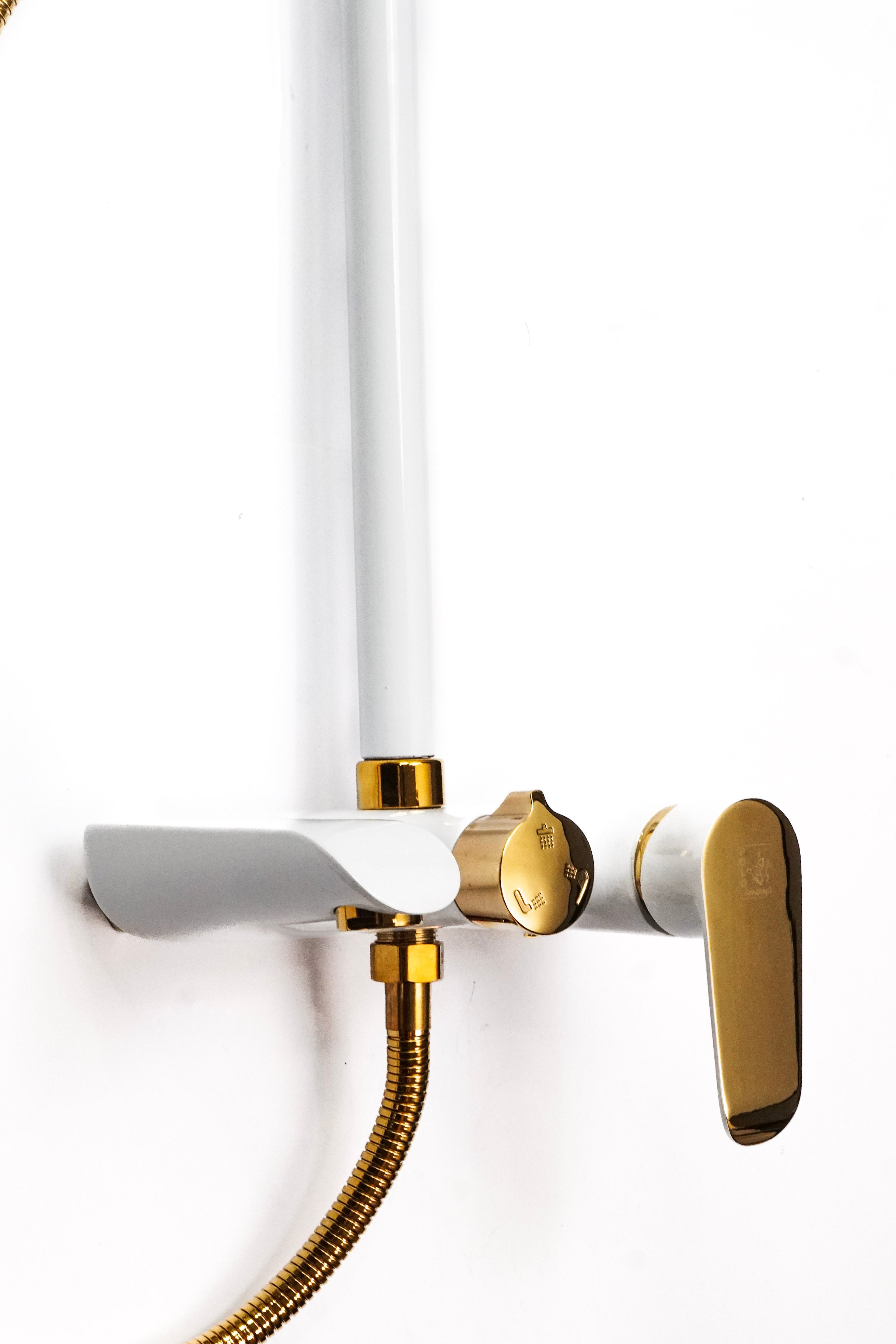 BATH SET YL3 White Golden