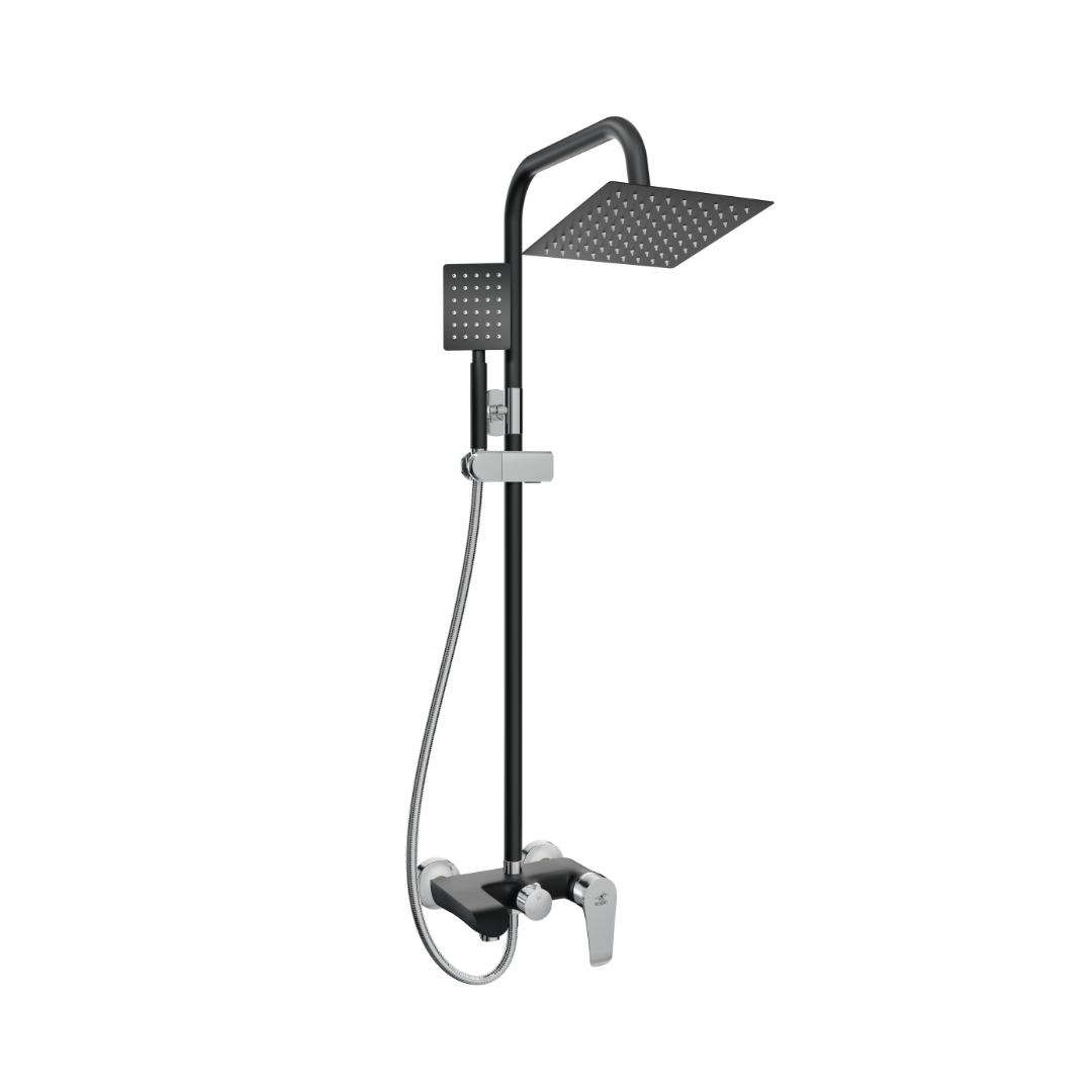 BATH SET YL3 Black Chrome