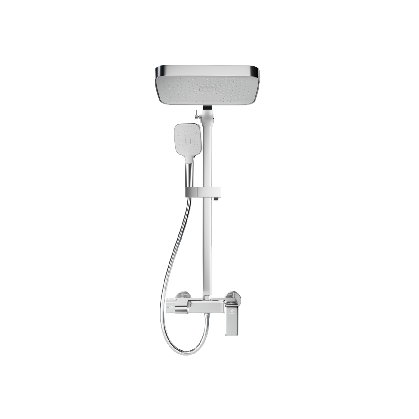 SQ1 Chrome Bathroom Set