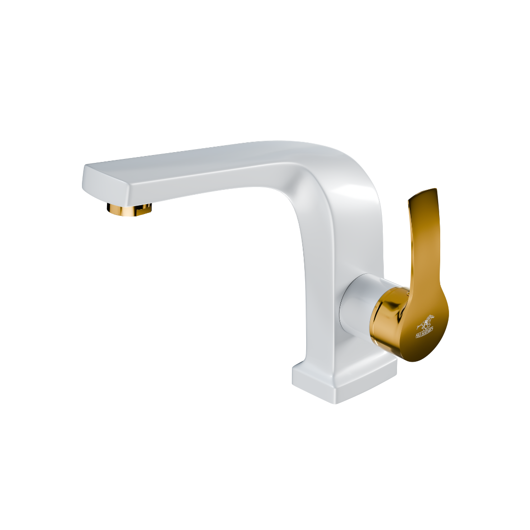 Bath Set LY White Golden