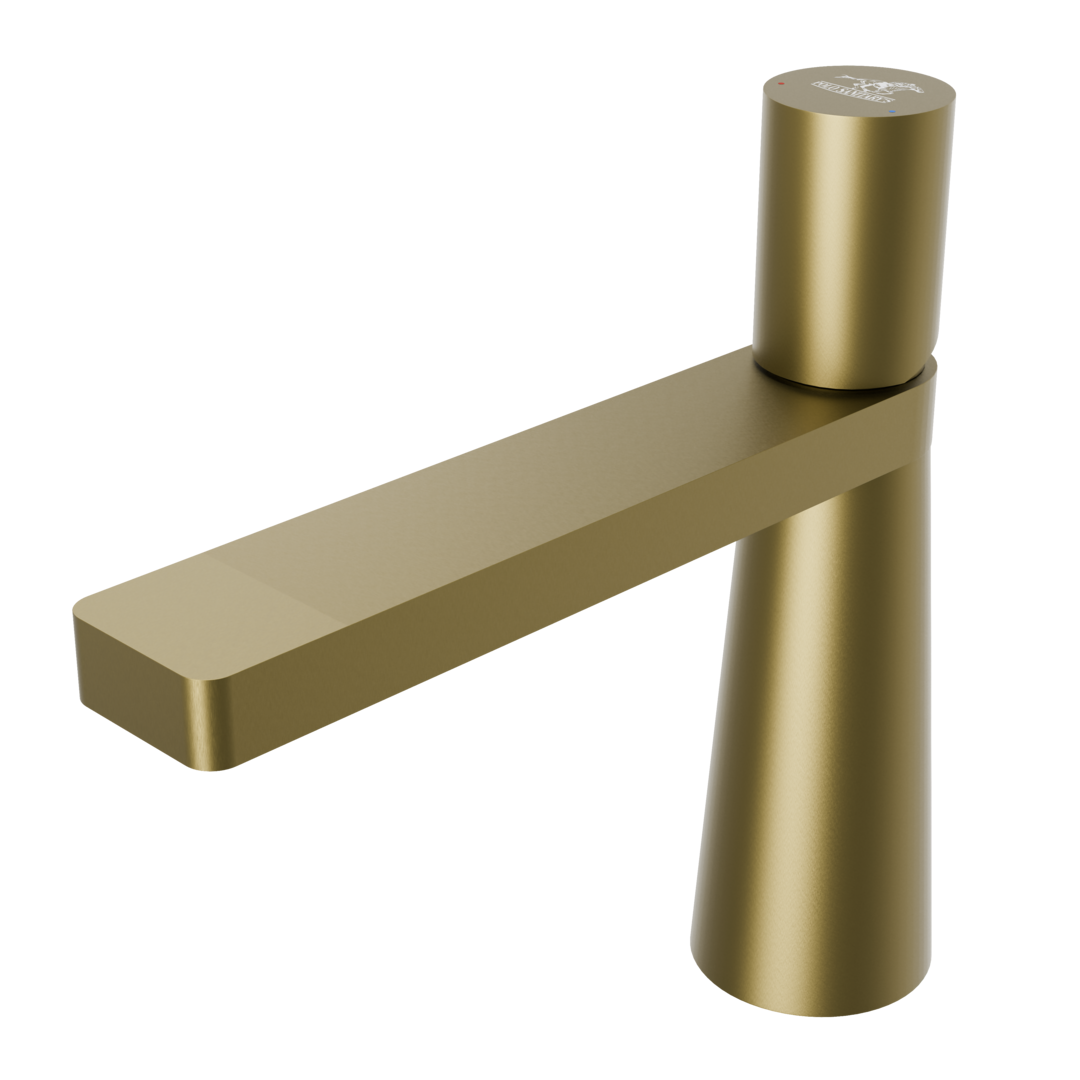 3D OVAL BRUSHED GOLDEN