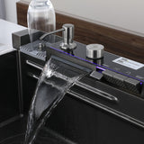 5 button piano kitchen sink waterfall