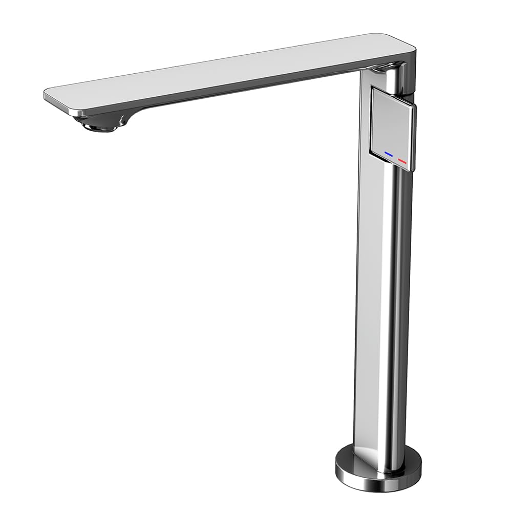 Powder room stylish basin mixer tall brass 