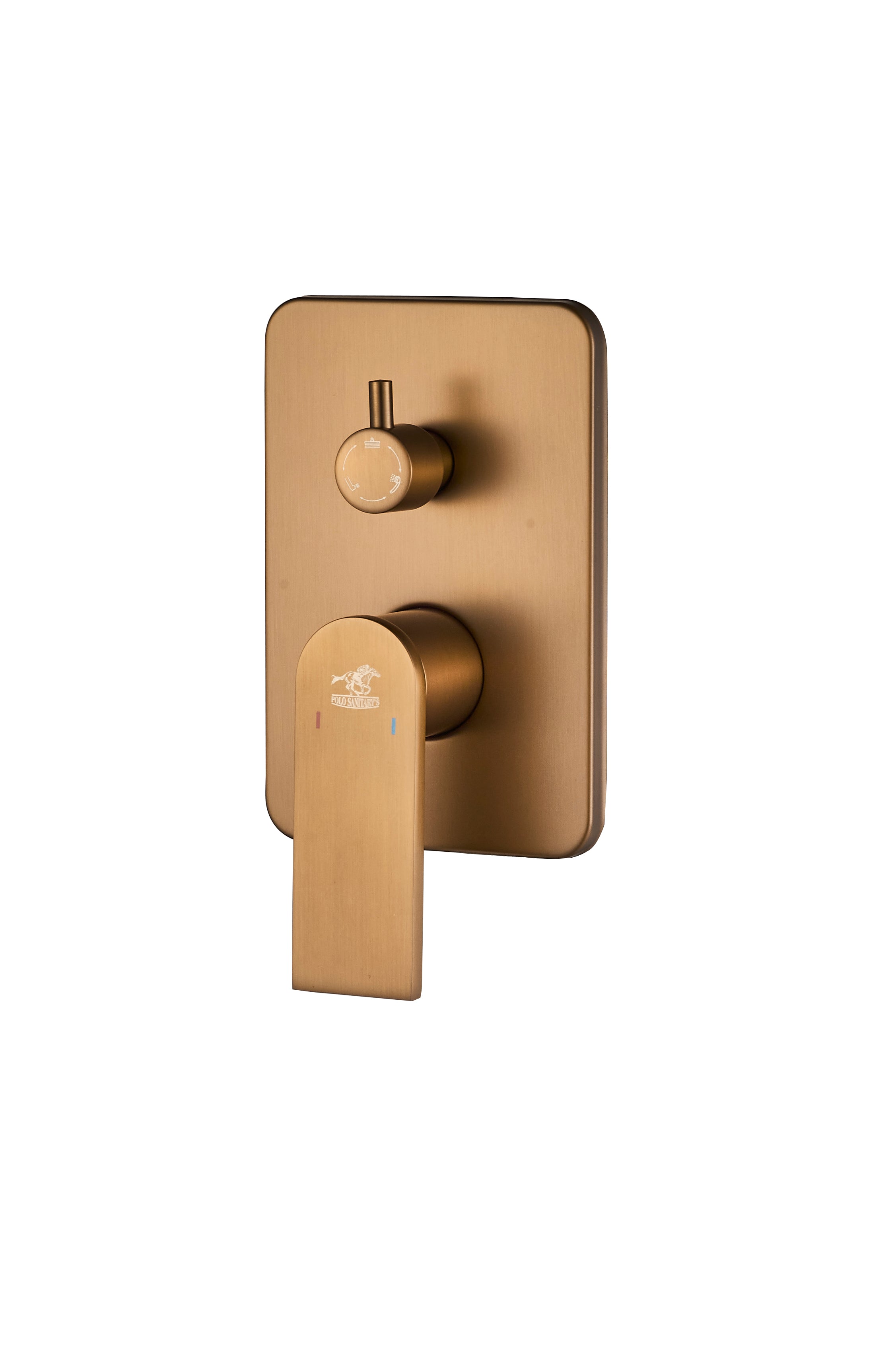 SLEEK BRUSHED ROSE GOLDEN CONCEALED SET
