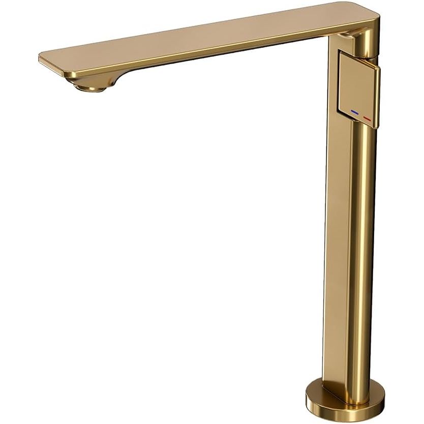 Powder room mixer for over the counter bowl 