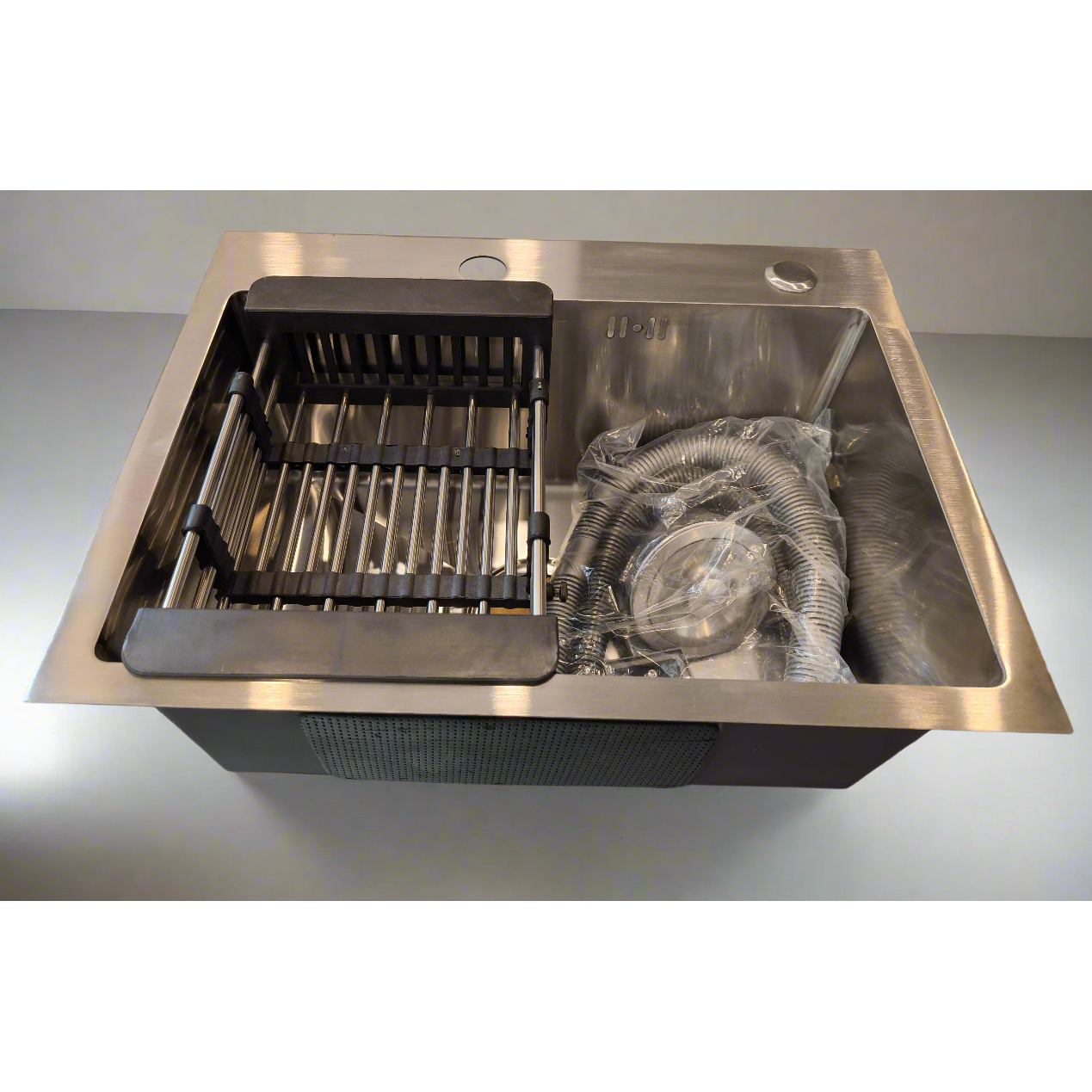 50*40 Matte Chrome Single Bowl (15*19) stainless steel sink