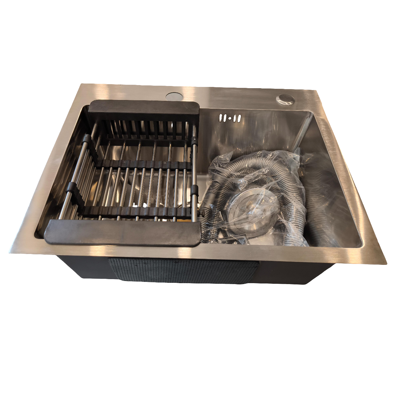 50*40 Matte Chrome Single Bowl (15*19) stainless steel sink