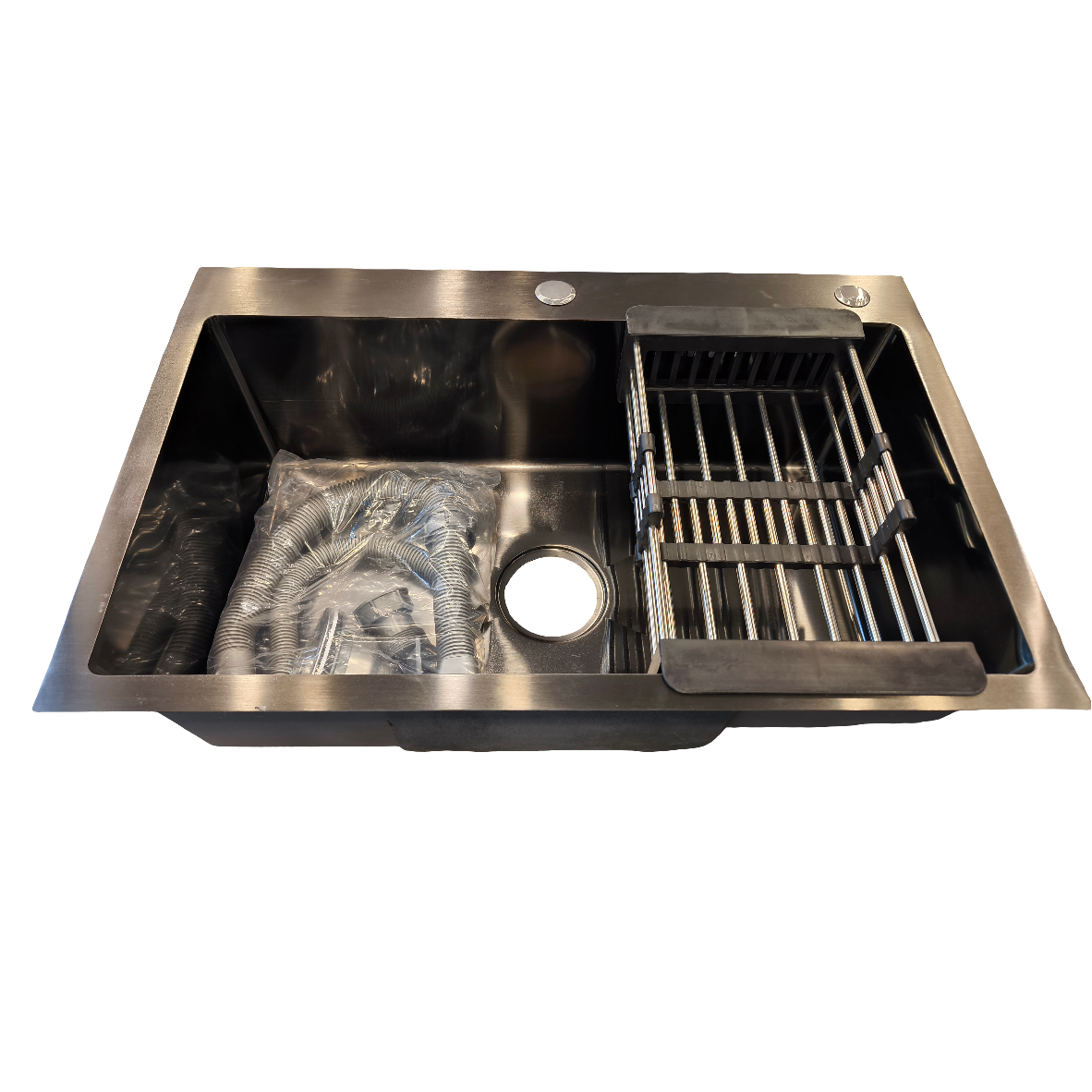 68*45 Matte Black Single Bowl (18*27)