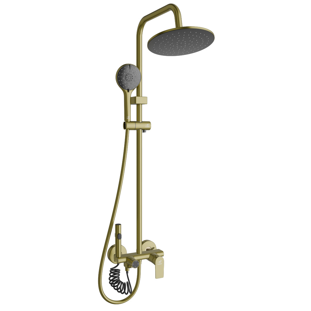 BATH SET 19K16 BRUSHED GOLDEN