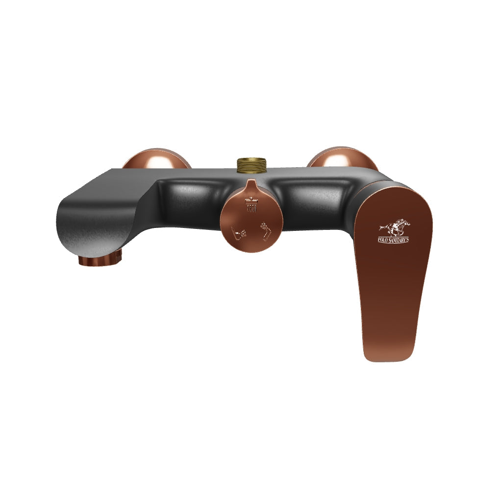 Bath Set YL3 Black and Rose Golden