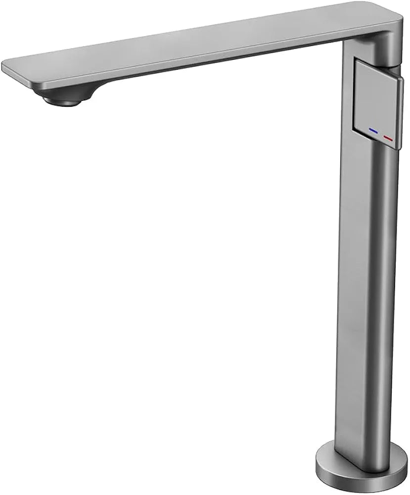 Squareline Basin Mixer Brass  Regular and Tall