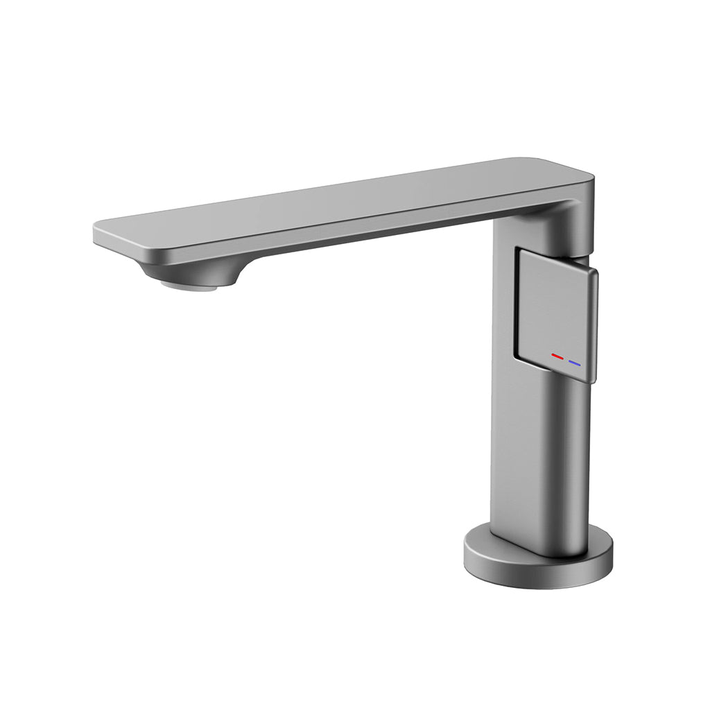 Squareline Basin Mixer Brass  Regular and Tall