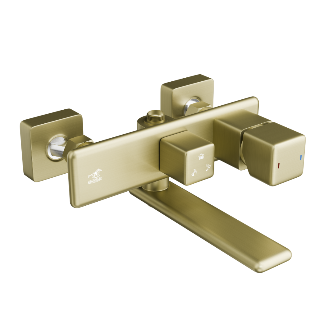 Brushed Golden Knob Set