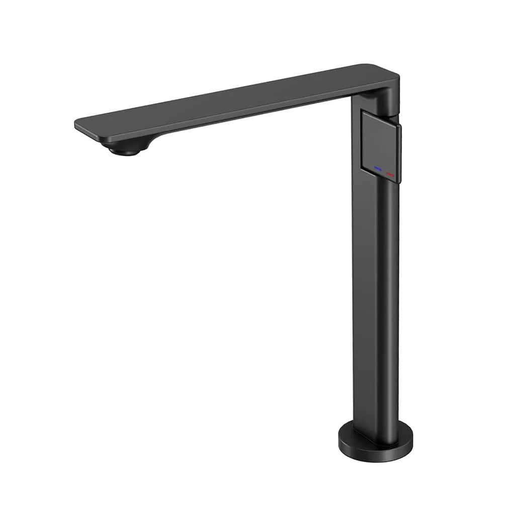 Powder room mixer for over the counter bowl 